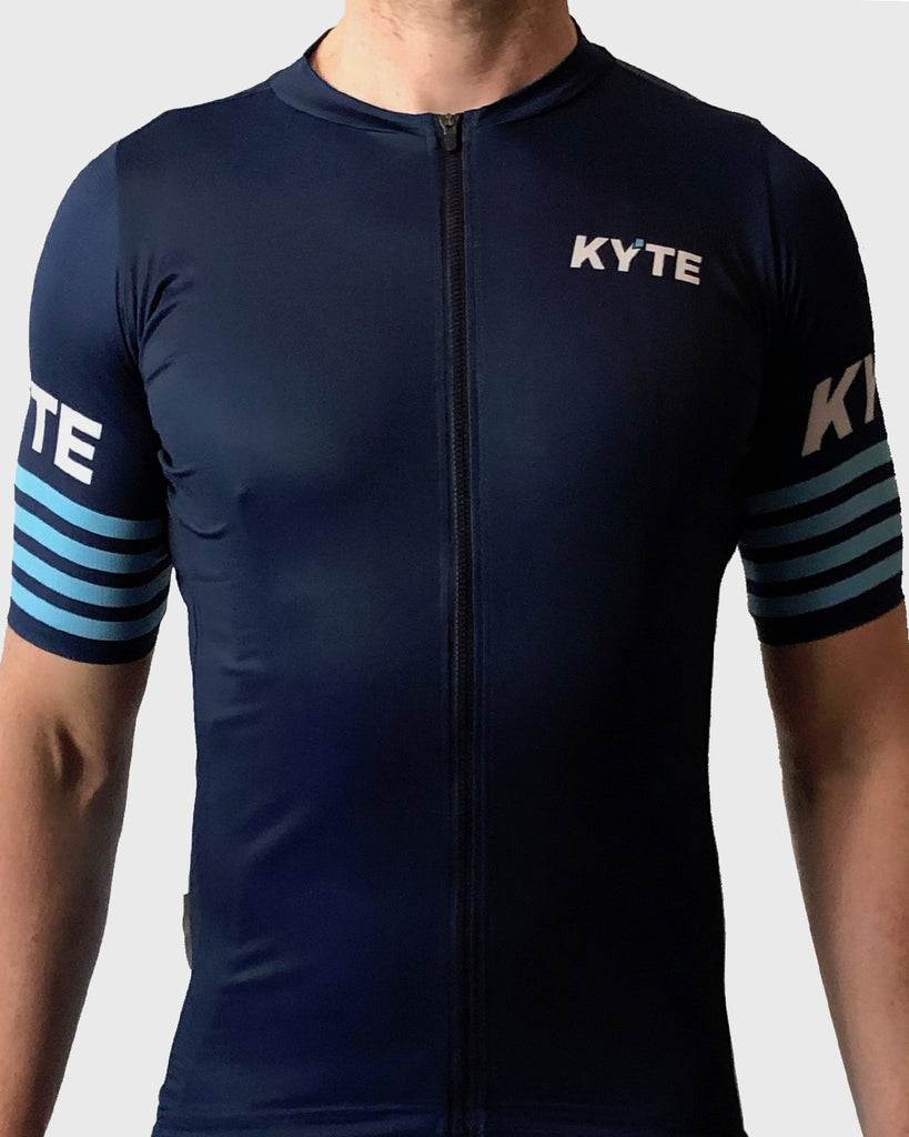 KYTE Race Short Sleeve Jersey - Navy / Blue